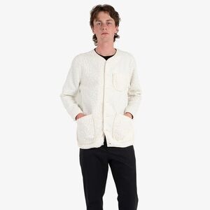 Kestin Cream Textured Fleece Jacket - Size L